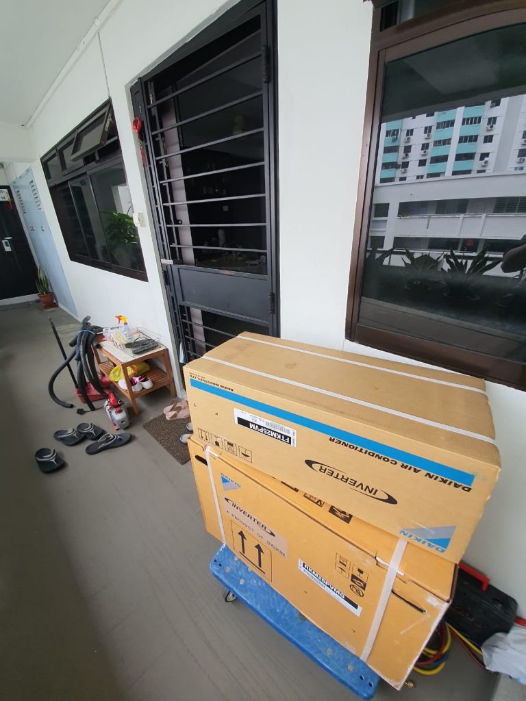 aircon trunking leaking