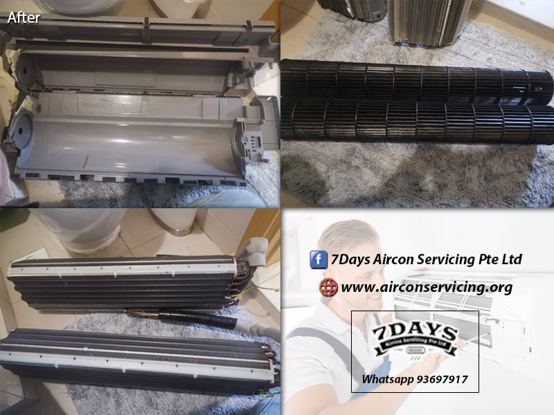 cleaning aircon outdoor unit