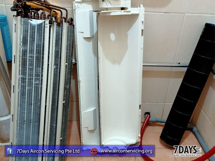 aircon leaking water after servicing