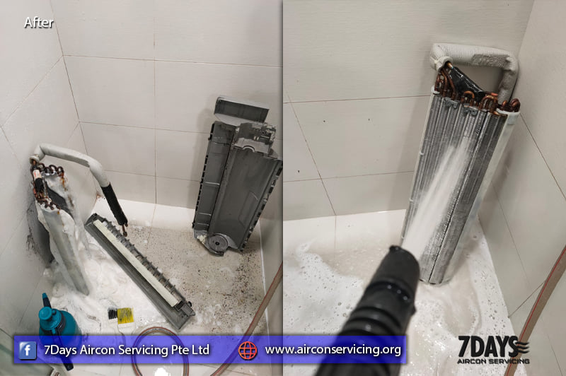 aircon leaking water after servicing